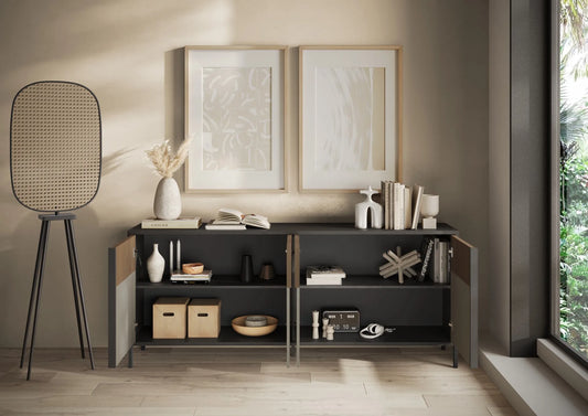 4 durvju kumode EVEREST - CLAY