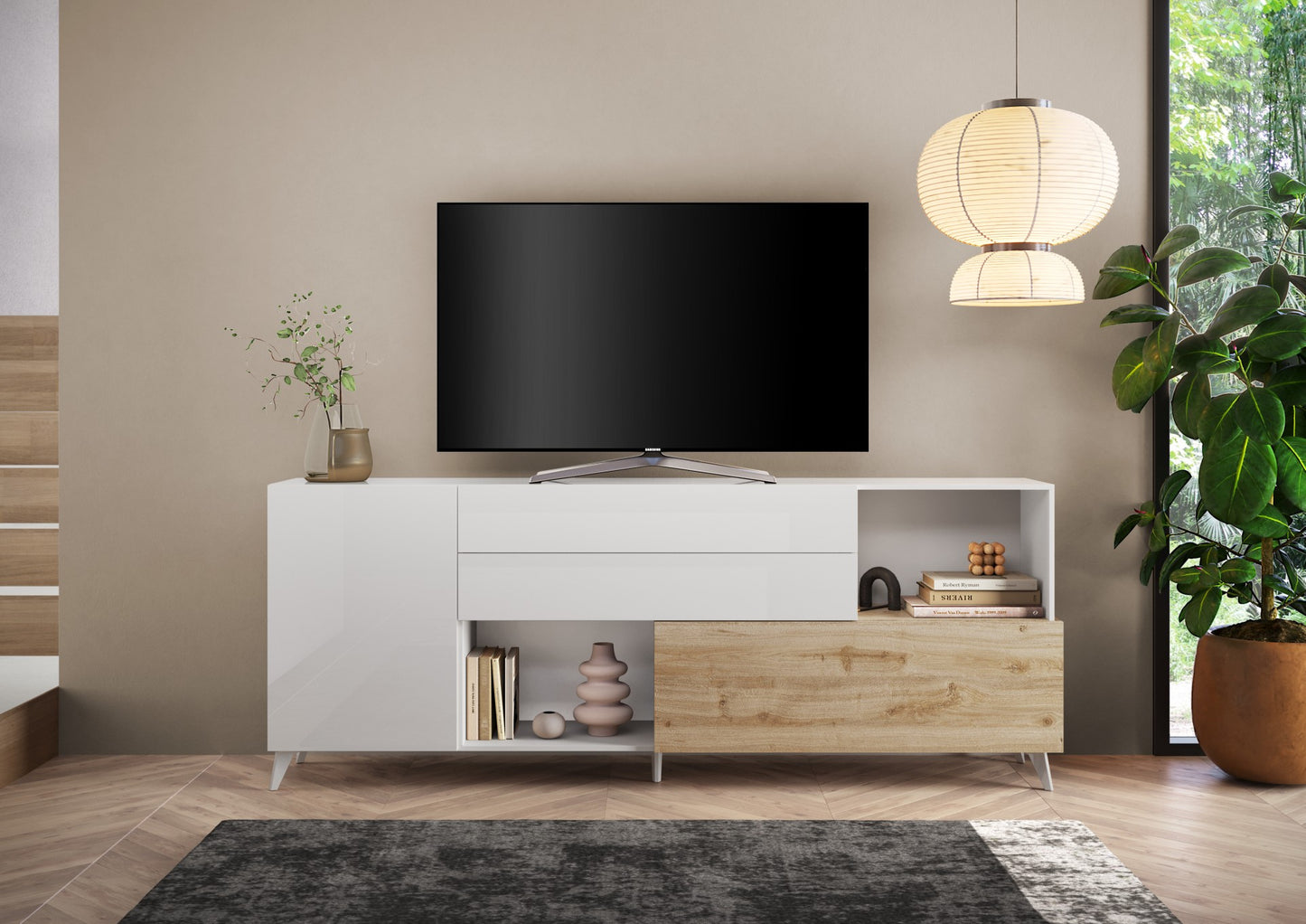 Kumode MONACO I - White / Light Oak