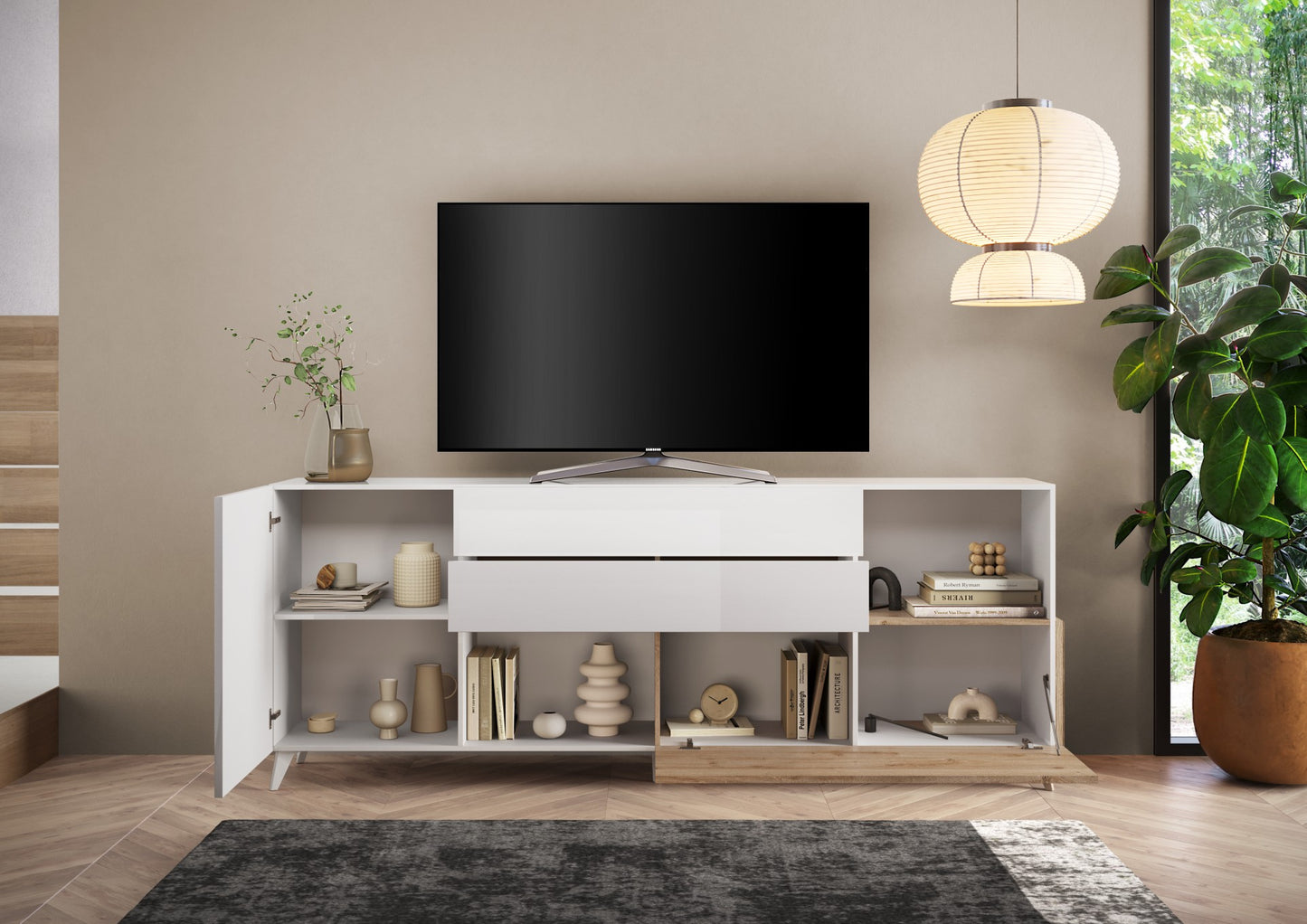 Kumode MONACO I - White / Light Oak