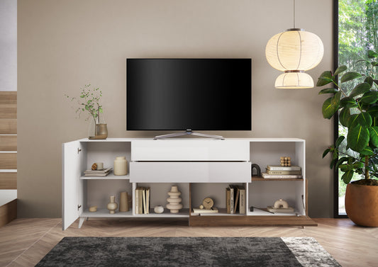 Kumode MONACO I - White / Dark Oak