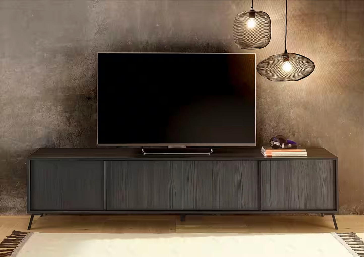 TV Galds CITY - Melns