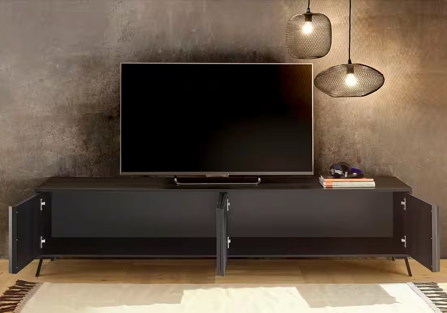 TV Galds CITY - Melns