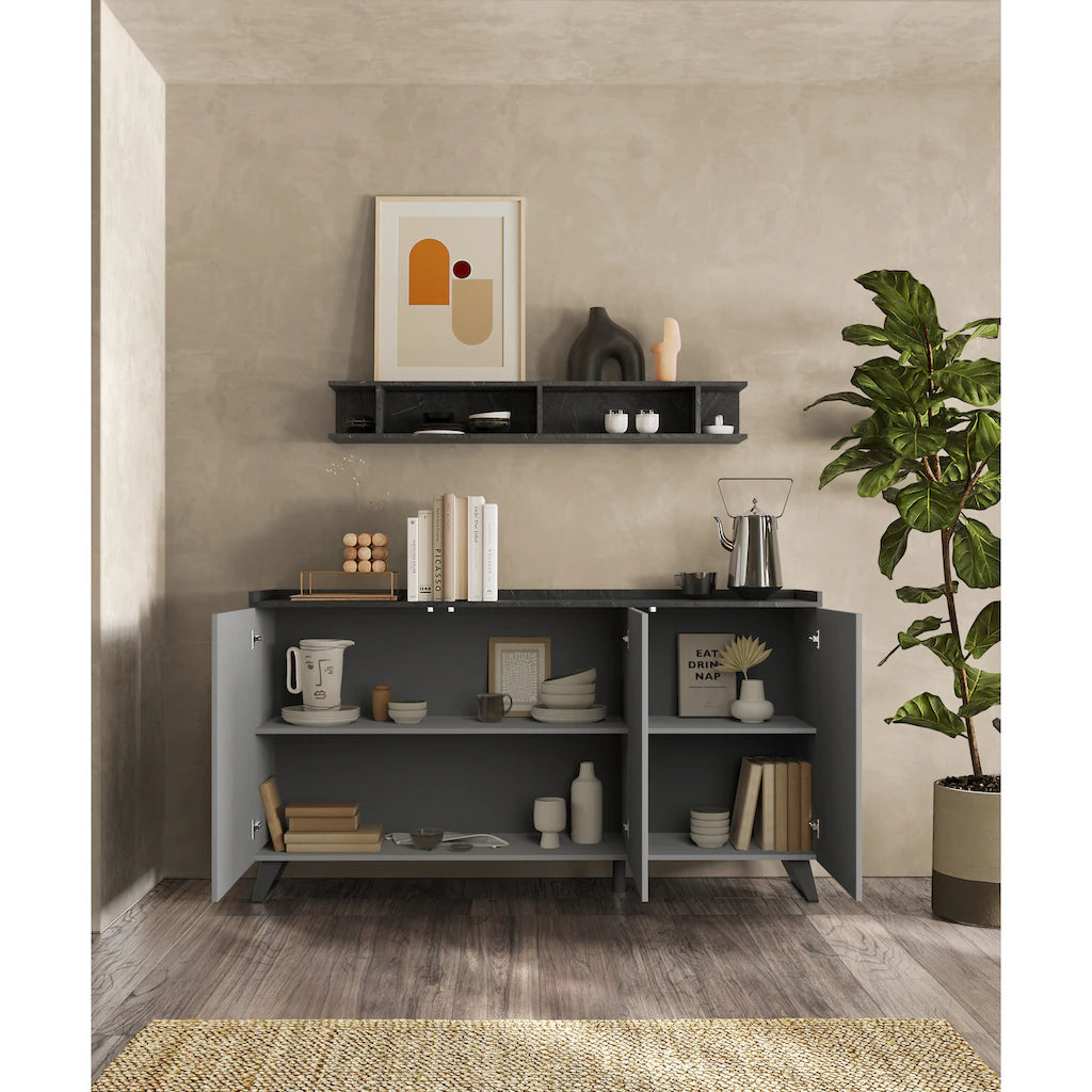 Kumode TRAY III - Stone grey
