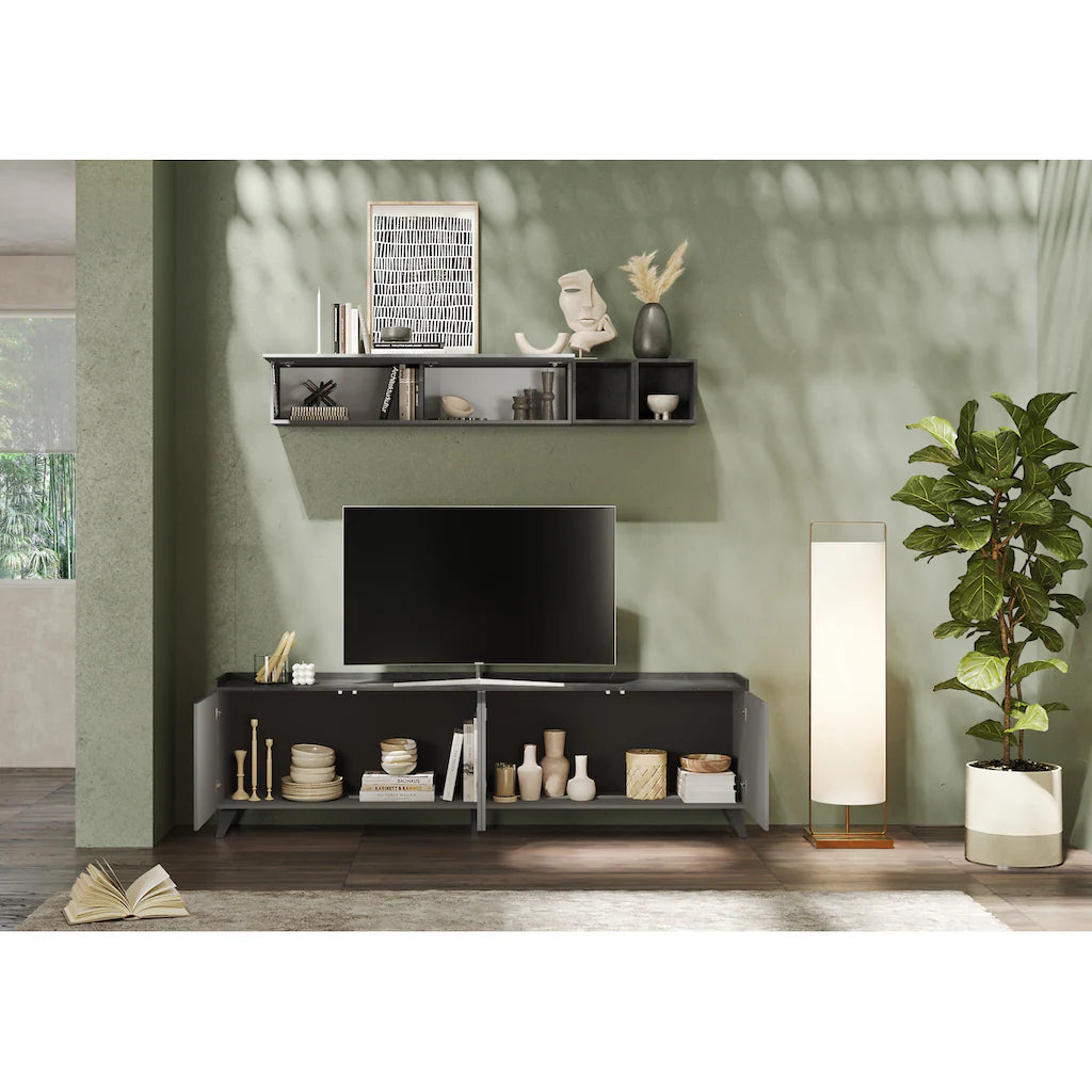 TV Galds TRAY IV - Stone grey