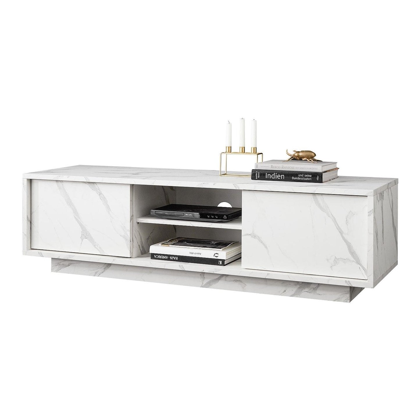 TV Galds CARRARA - Balts