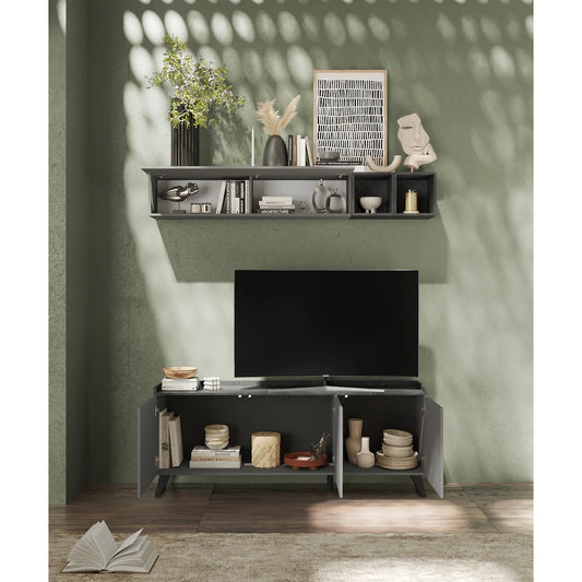 TV Galds TRAY III - Stone grey