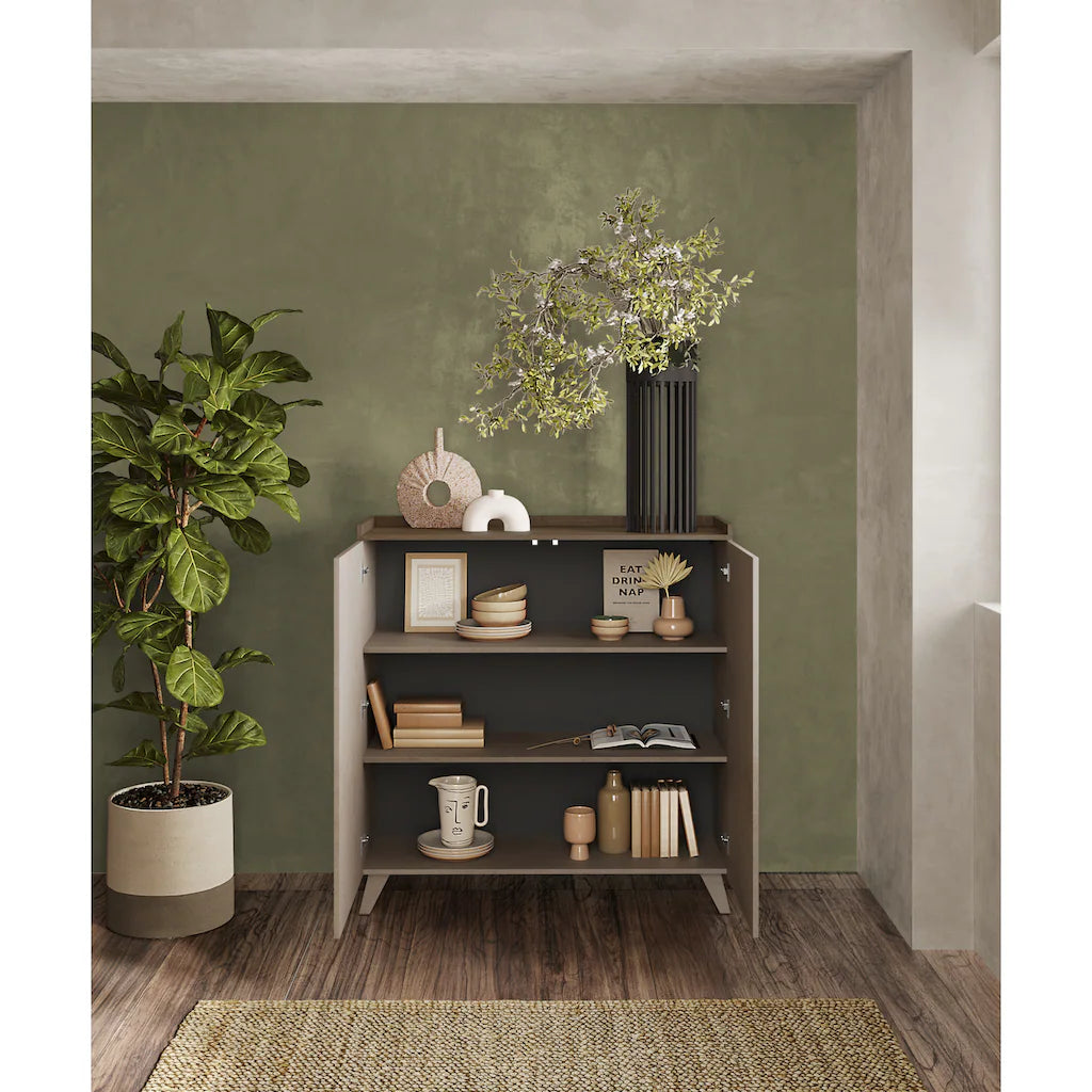 Augstā Kumode TRAY - Stone grey