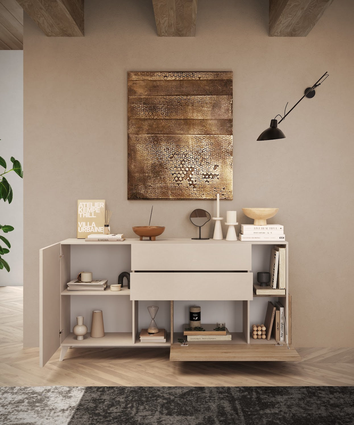Kumode MONACO - Cashmere / Light Oak