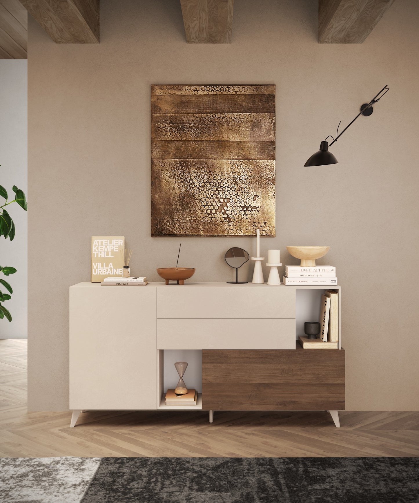 Kumode MONACO - Cashmere / Dark Oak