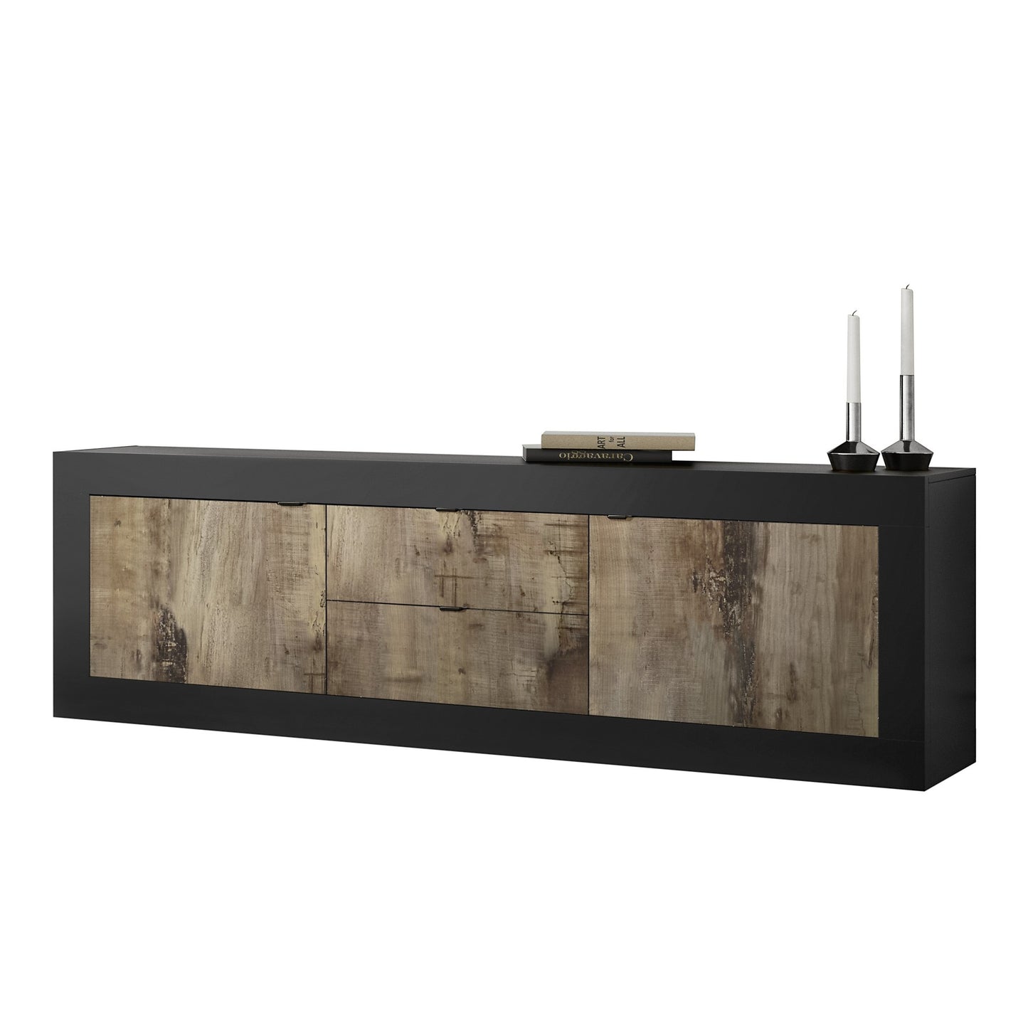 TV Galds/ zemā kumode BASIC - Melna- Pero