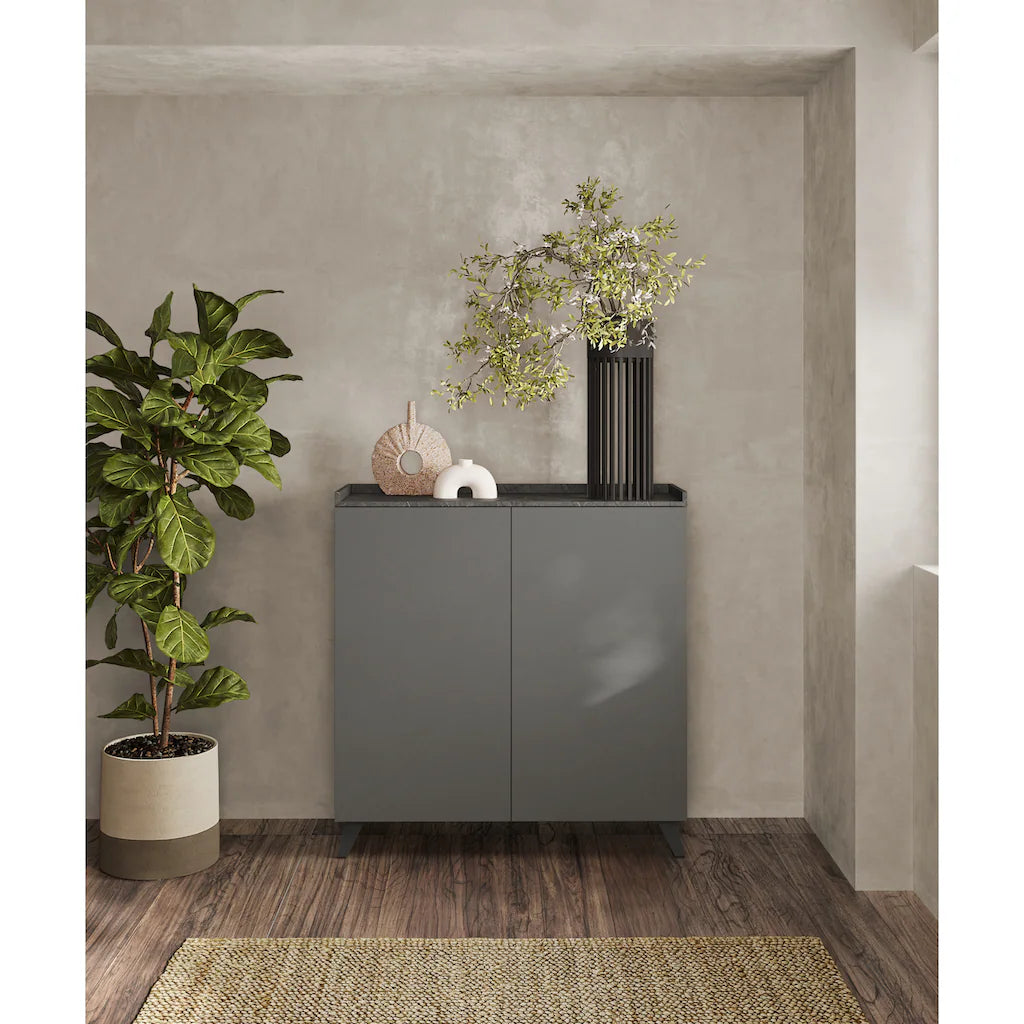 Augstā Kumode TRAY - Stone grey