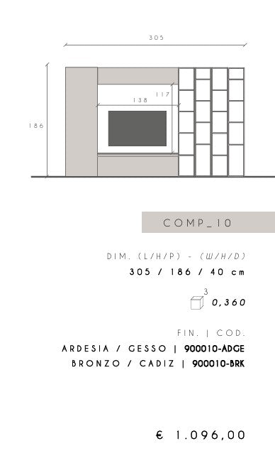 Viesistabas mēbeļu komplekts INFINITY 10
