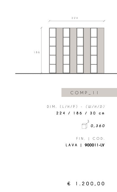 Grāmatu plauktu komplekts INFINITY 11