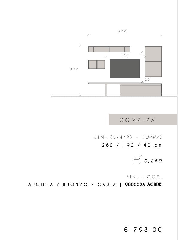 Viesistabas mēbeļu komplekts INFINITY 2a